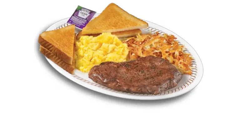 Savor the Steak & Eggs — discover its price, full nutrition breakdown, allergen details, and gluten information in one delicious summary.