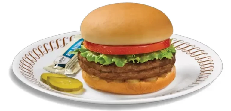 Discover the Waffle House Double Angus 1/4 Lbs Hamburger's price, complete nutrition facts, allergen, and gluten information.