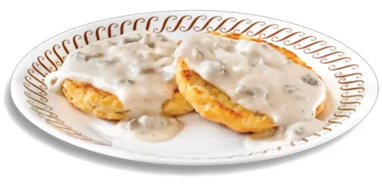 Discover the Waffle House Grilled Biscuit & Gravy's price, complete nutrition facts, allergen, and gluten information.