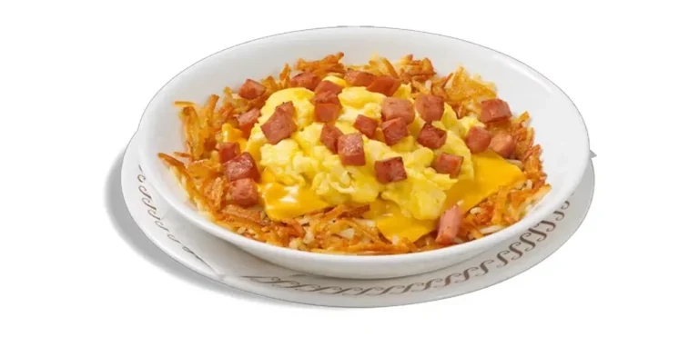 Complete guide to Waffle House Ham Egg & Cheese Hashbrown Bowl. Price, nutrition, ingredients & tips. Perfect comfort food for $11.05!