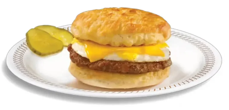 Savor the Sausage, Egg & Cheese Biscuit — get the latest price, calorie count, macros, allergen details, and gluten notes.