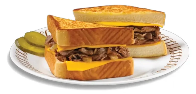 Discover the Waffle House Texas Cheesesteak Melt's price, complete nutrition facts, allergen, and gluten information.